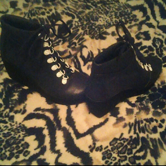 🆕ANTELOPE 808 *LEATHER & SUEDE PLATFORM BOOTIE - Picture 4 of 8